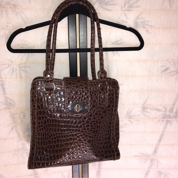 Cato Vinyl Brown Bag - Picture 5 of 5